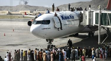 7.400 Orang Dievakuasi AS dari Afghanistan dalam 24 Jam, Pesawat Sipil Juga Dikerahkan