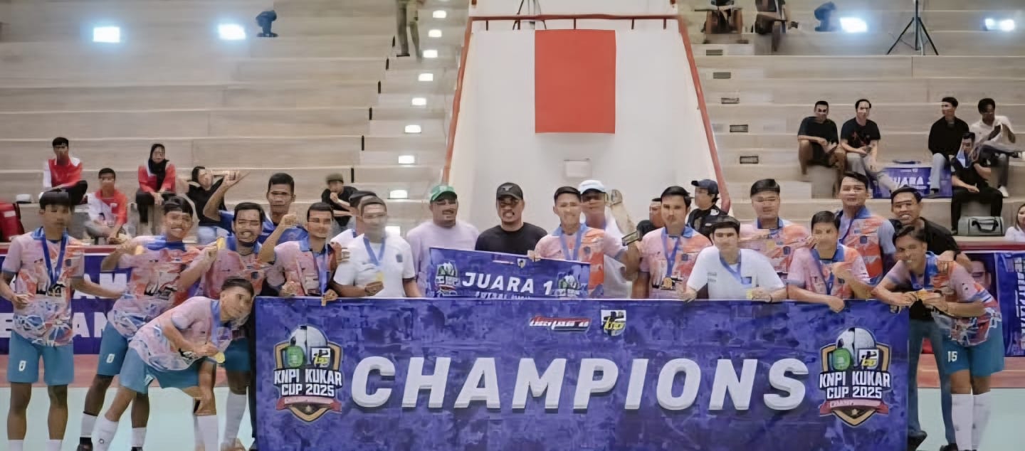 Komitmen Pemkab Kukar�Dukung Pembinaan Pemuda Saat Tutup Turnamen Futsal KNPI Cup 2025
