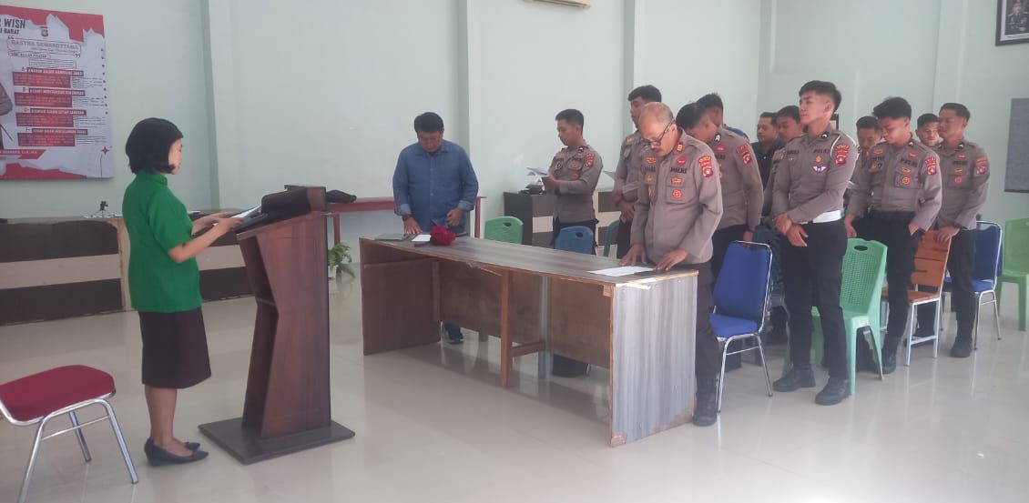 Tingkatkan Iman dan Takwa, Personil Polresta Mamuju Kembali Gelar Program Rutin Binrohtal