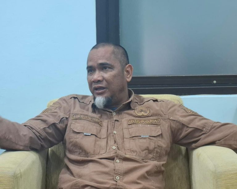Dispora Kukar Benahi Fasilitas di Stadion Aji Imbut, Dorong Masyarakat Aktif Berolahraga