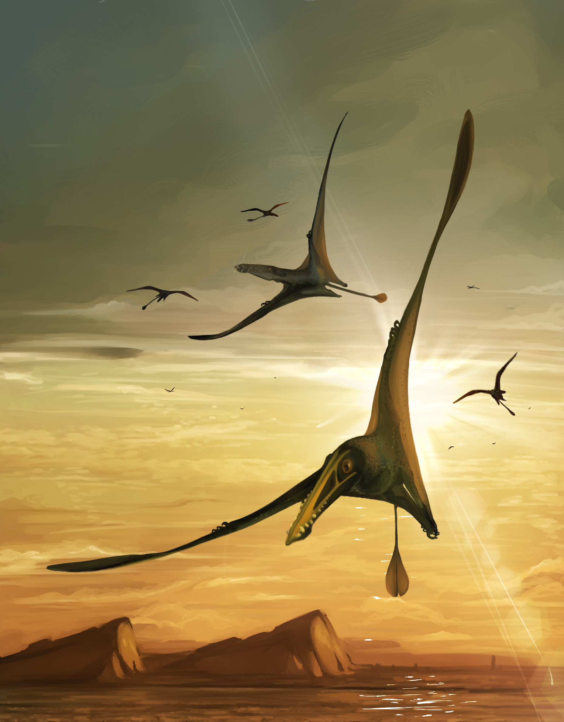 Fosil Reptil Terbang Raksasa dari Era Jurassic Ditemukan di Skotlandia