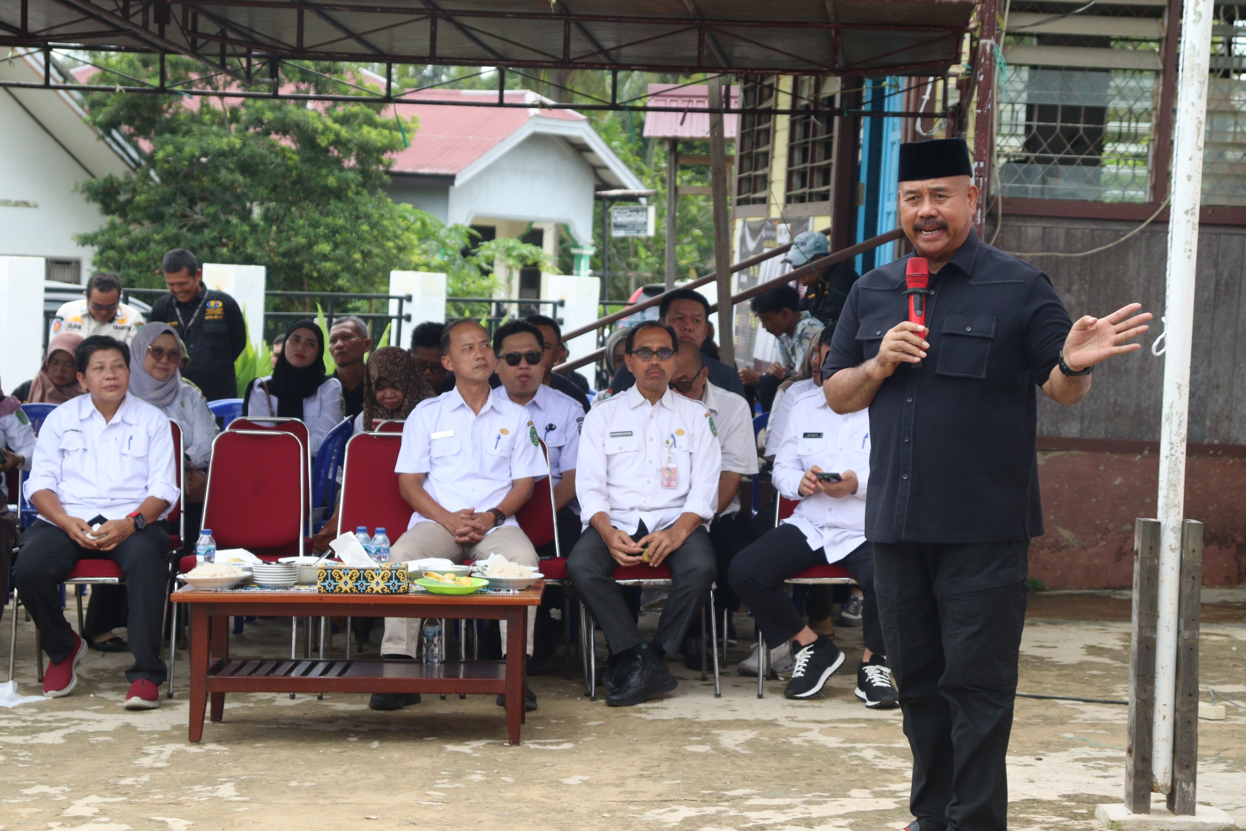 Gedung BPU Kelurahan Bukit Biru Harus Sesuai Dengan Kedisplinan dan Pelayanan
