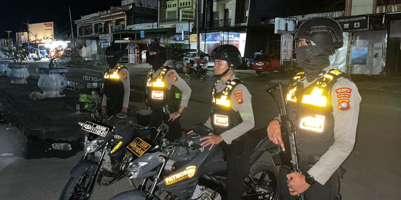 Jaga Stabilitas Kamtibmas, Polresta Mamuju Patroli Intensif Sepanjang Malam Nonstop hingga Pagi Hari
