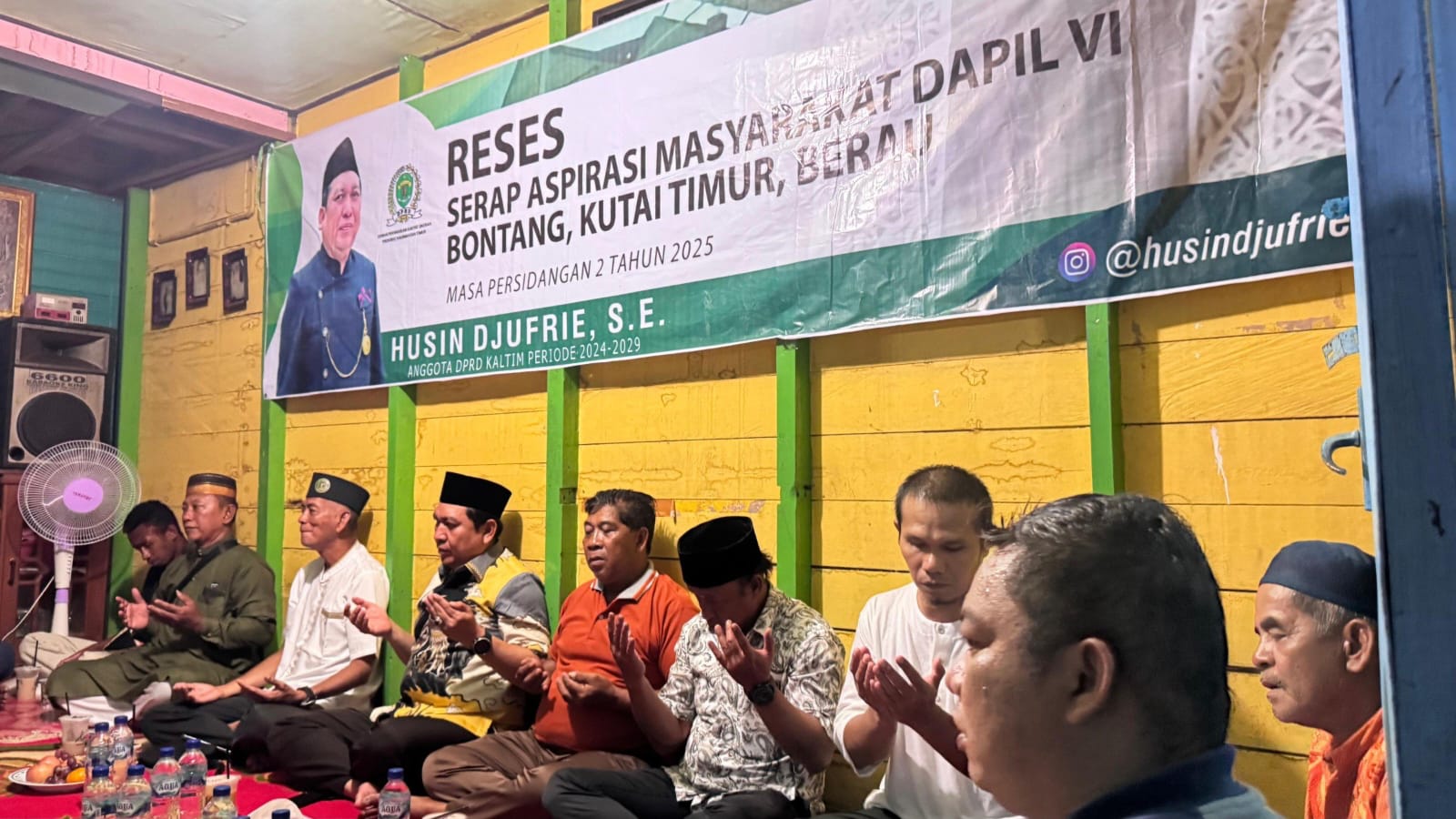 Reses di Berau, Husin Djufrie Serap Aspirasi Warga Soal Tambang, Infrastruktur, dan UMKM