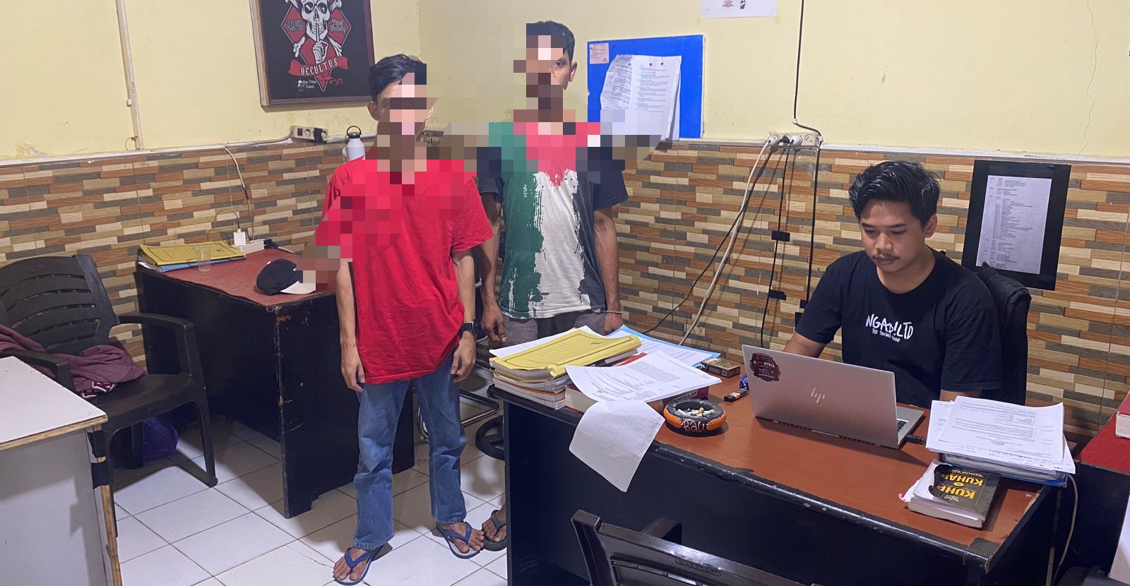 Satreskrim Polresta Mamuju Tangkap Dua Terduga Pelaku Kasus Pengeroyokan Aktivis Vendetta