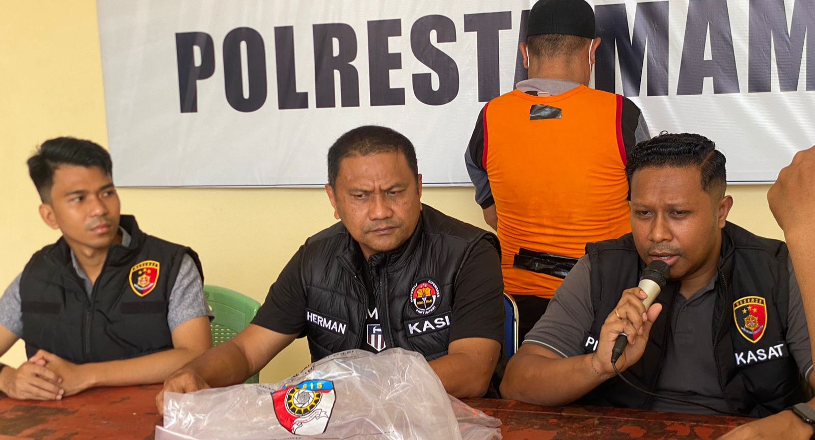 Nekat Mengancam Petugas SPBU dengan sajam Pelaku IS ditangkap Polresta Mamuju