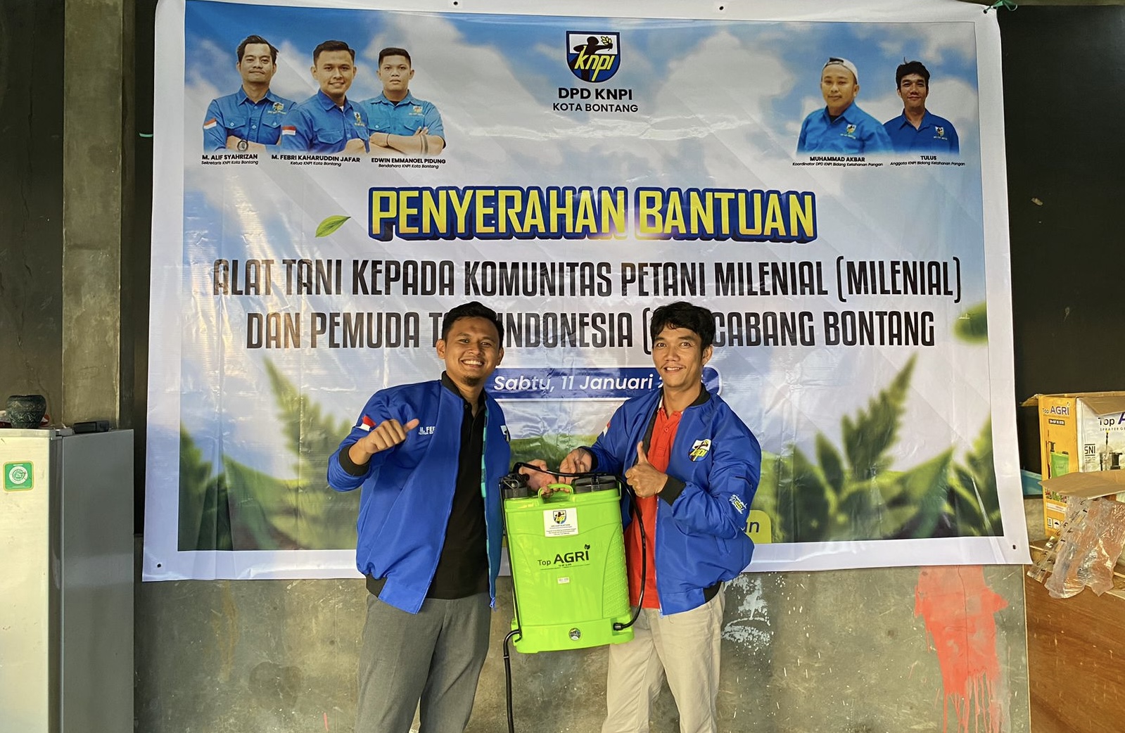 Gandeng Petani Milenial Bontang, Ketua KNPI: Petani Milenial Mencintai Proses, Tidak Instan