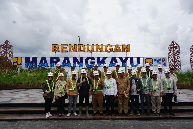 Proyek Pembangunan Bendungan Kecamatan Marangkayu