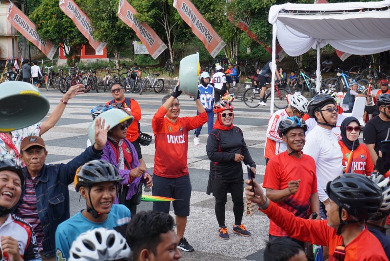 Gowes Fun Kukar Idaman 2025 Diikuti Beberapa Kecamatan