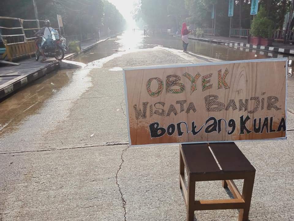 Pemerintah tak Serius Tangani Banjir Rob di Bontang Kuala