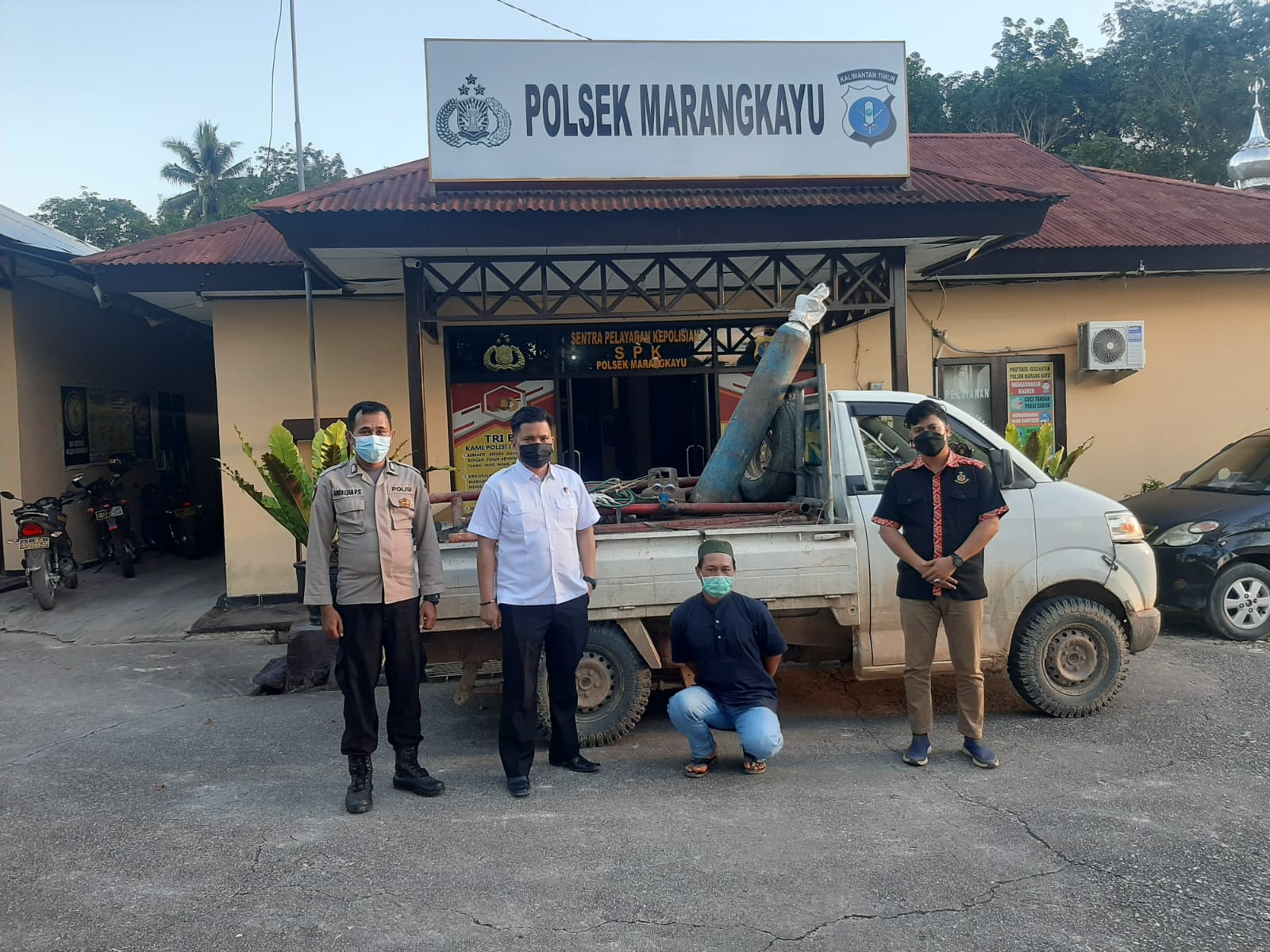 Curi Besi Pagar PT PHSS, Warga Bontang Ditangkap Polisi