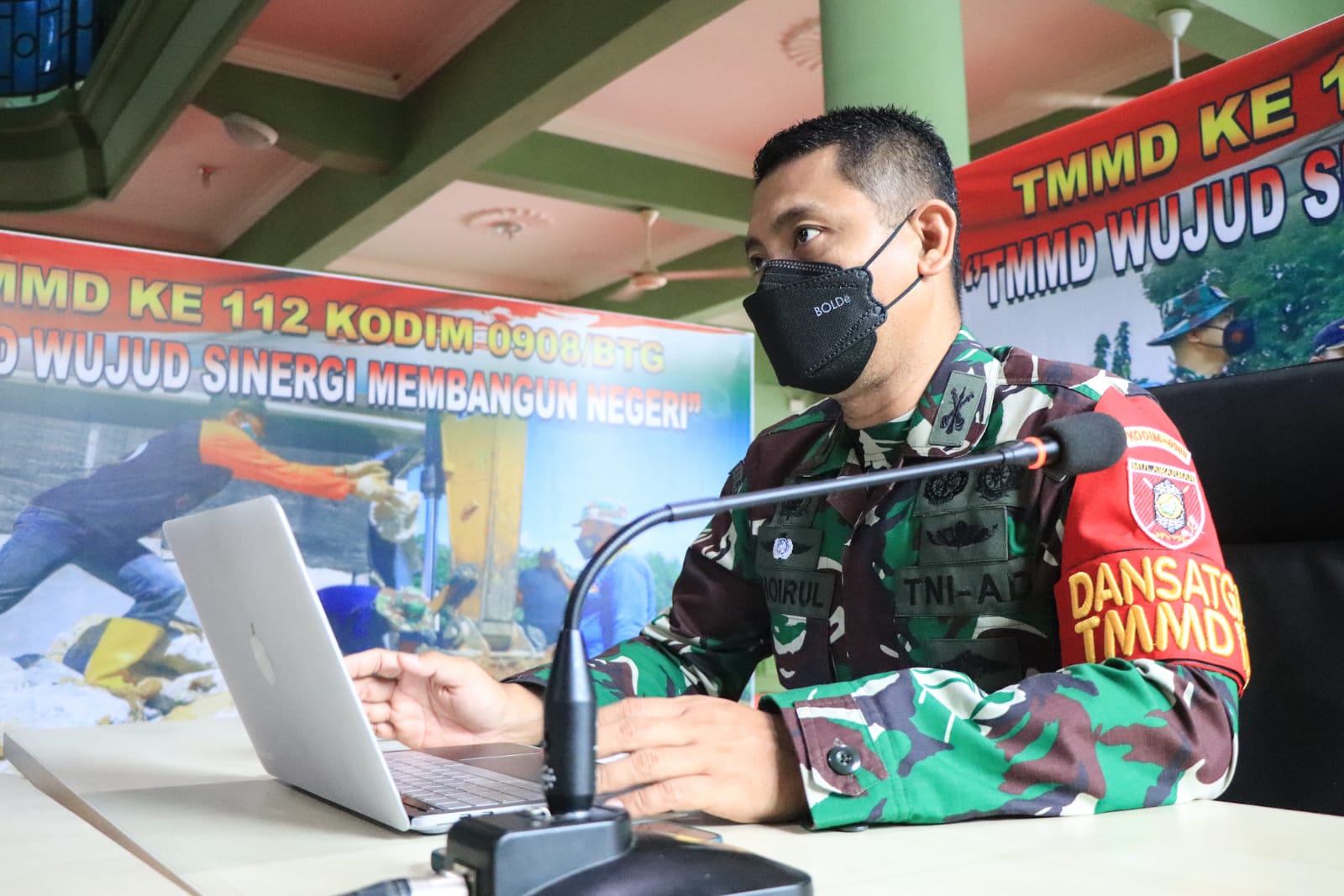 Dandim Evaluasi Progres Pelaksanaan TMMD 112 Kodim Bontang
