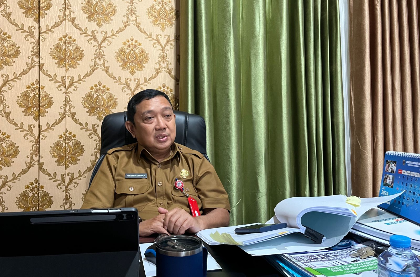 Kadis DPM-PTSP Bontang Aspiannur Komitmen Jalankan Maklumat Pelayanan