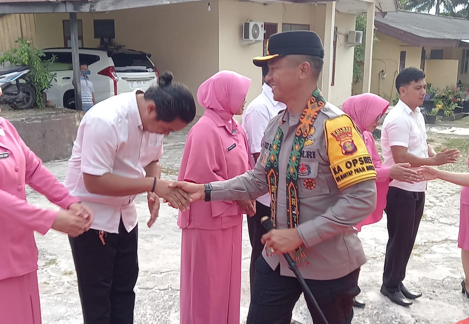 Kapolres Bontang Tinjau Polsek Marangkayu: Perkuat Sinergi Jelang Pilkada dan Dorong Ketahanan Pangan