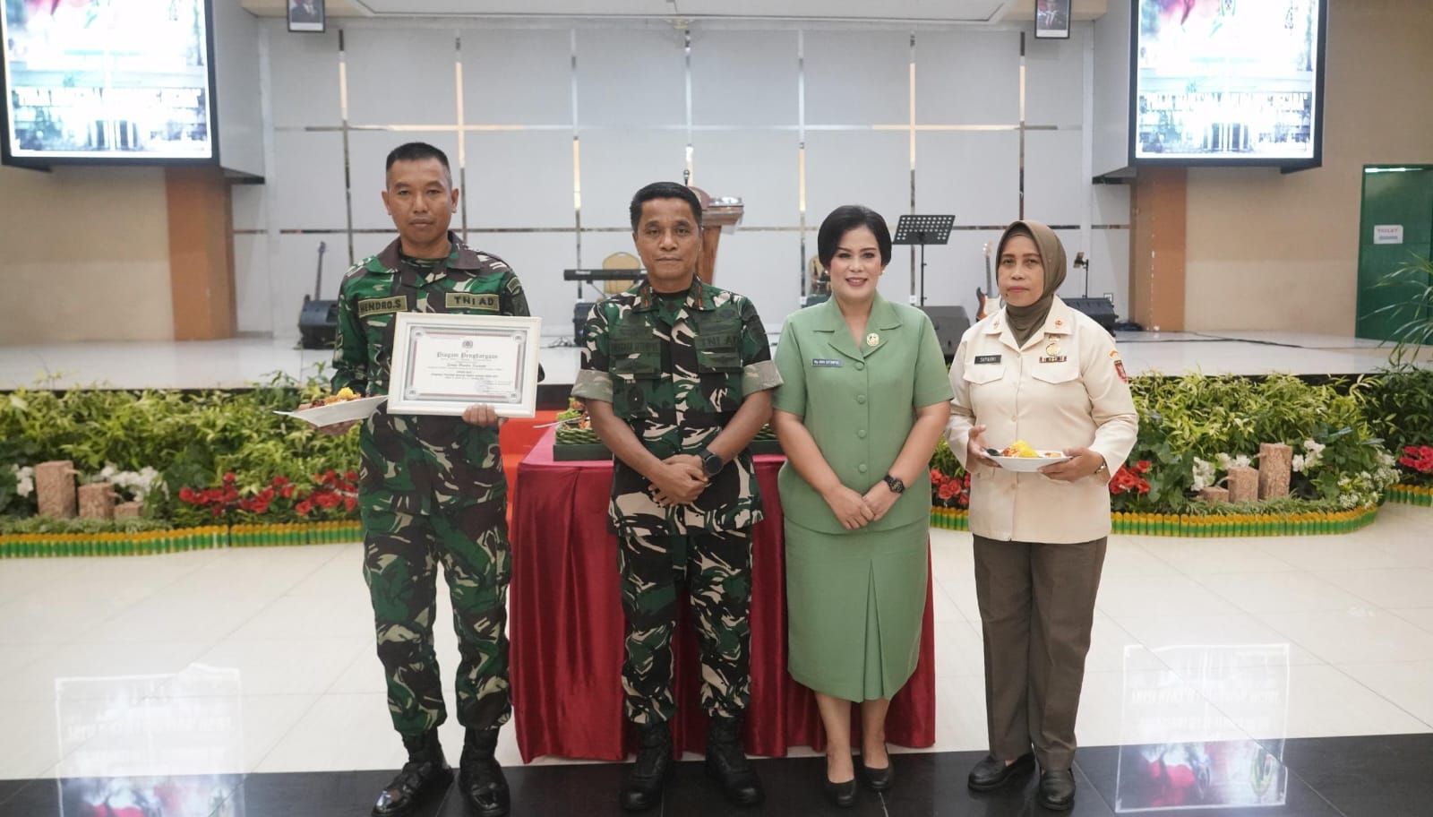 Prajurit Kodim Bontang Kembali Terima Penghargaan dari Korem 091/ASN