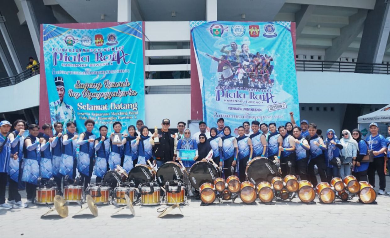 Dispora Drum Corps Raih Juara 2 di Piala Raja Hamengku Buwono X 2024