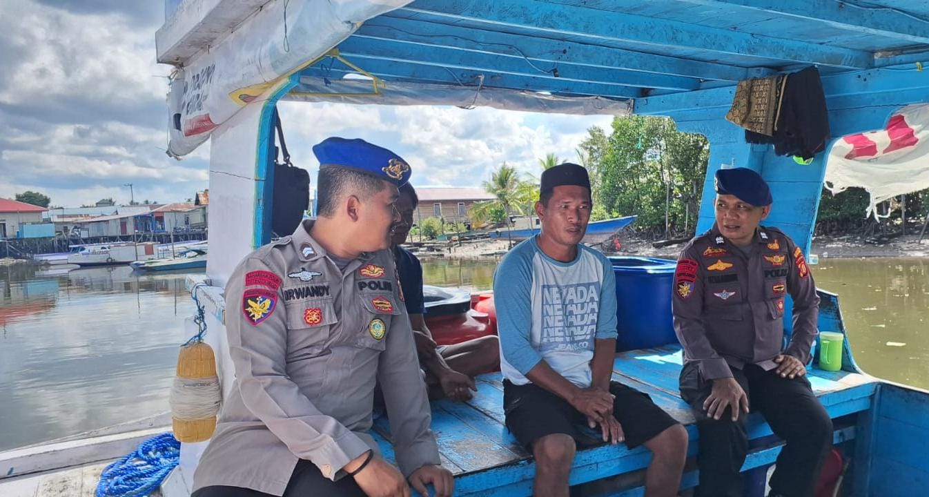 Sat Polairud Polres Bontang Gelar Jumat Curhat, Nelayan Sampaikan Aspirasi