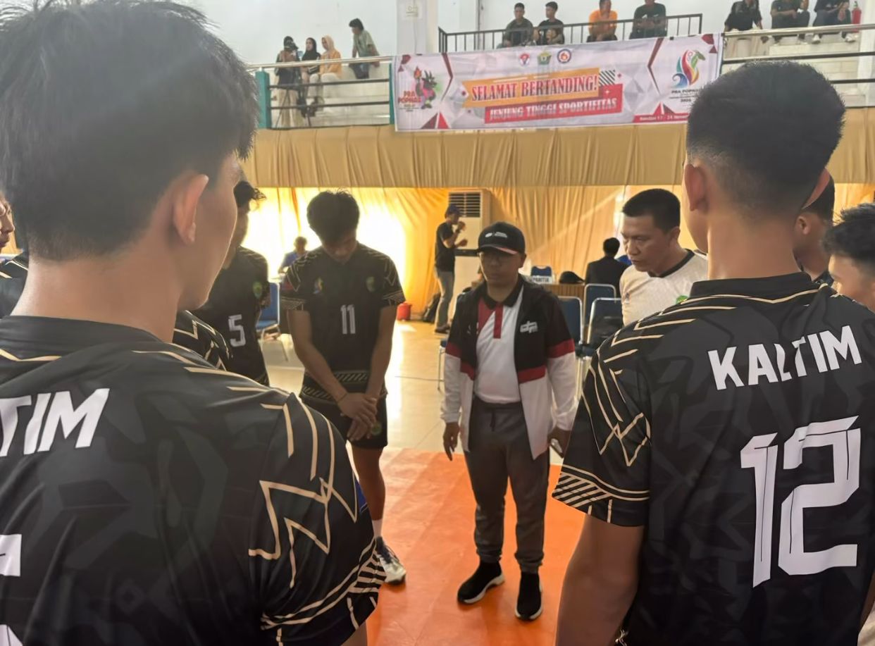 Lolos ke Final Pra-Popnas, Dispora Beri Motivasi untuk Tim Voli Putra Kaltim