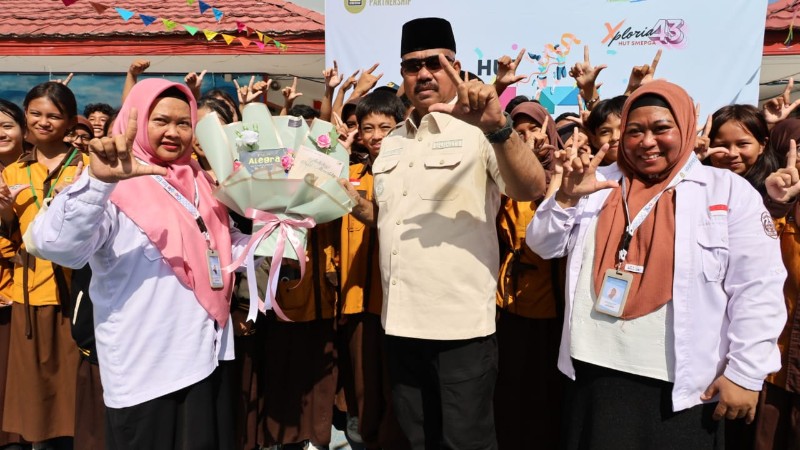SMP3 Tenggarong Dapat Bantuan Chromebook