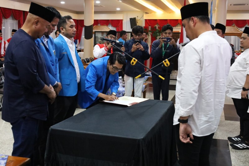 Pelantikan DPD KNPI Kabupaten Kukar Dirangkai Halal bi Halal