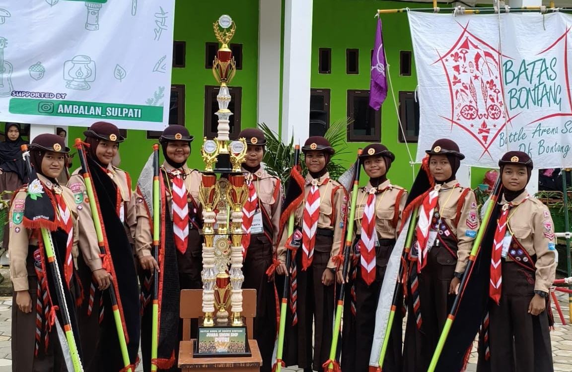 Regu Teratai SMPN 1 Bontang Sabet Juara Umum di Ajang BATAS 6