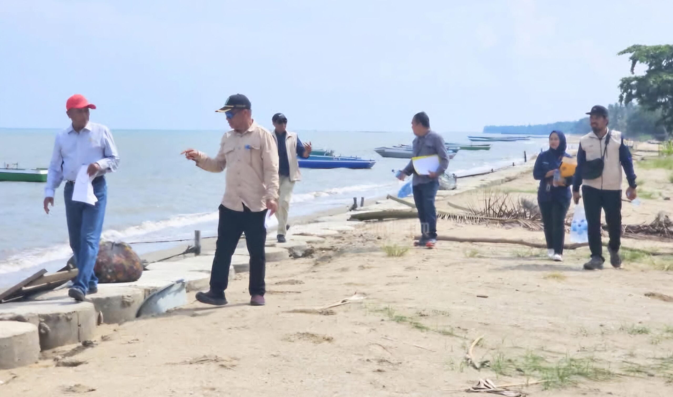 Pansus DPRD Kaltim Tinjau Pembangunan Pengaman Pantai di Tanjung Jumlai, Fokus pada Perlindungan Pesisir