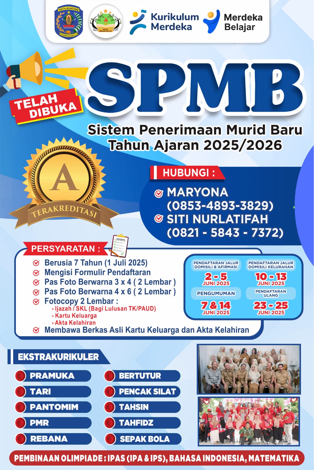 SPMB SDN 013 Bonsel 2025, Cek Cara dan Syaratnya!