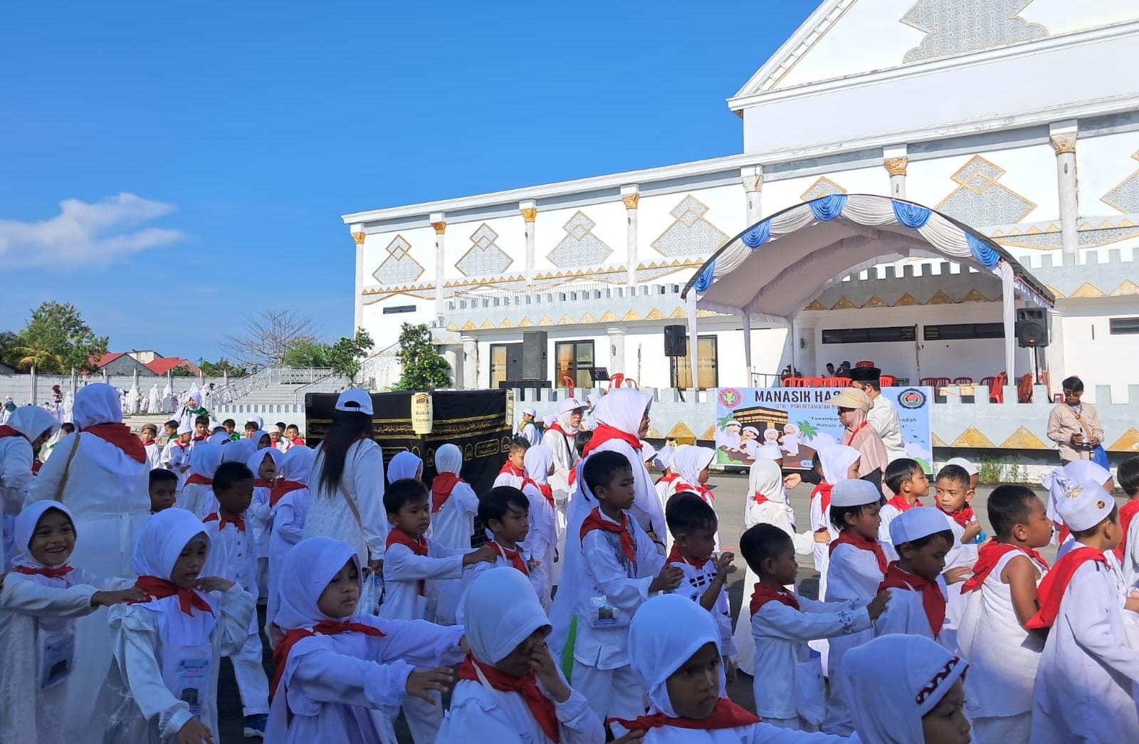 1.600 Anak TK di Bontang Utara Antusias Ikuti Manasik Haji Cilik