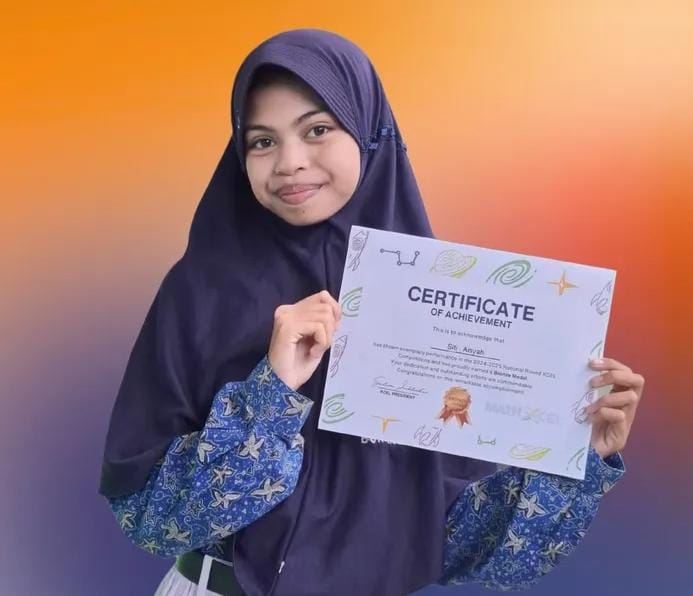 Siti Aisyah Harumkan Nama Bontang di Ajang Matematika Nasional