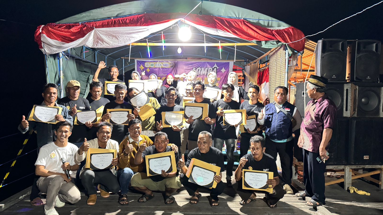 Lomba Karaoke Sederhana di Loktunggul, Bangkitkan Ekonomi Warga