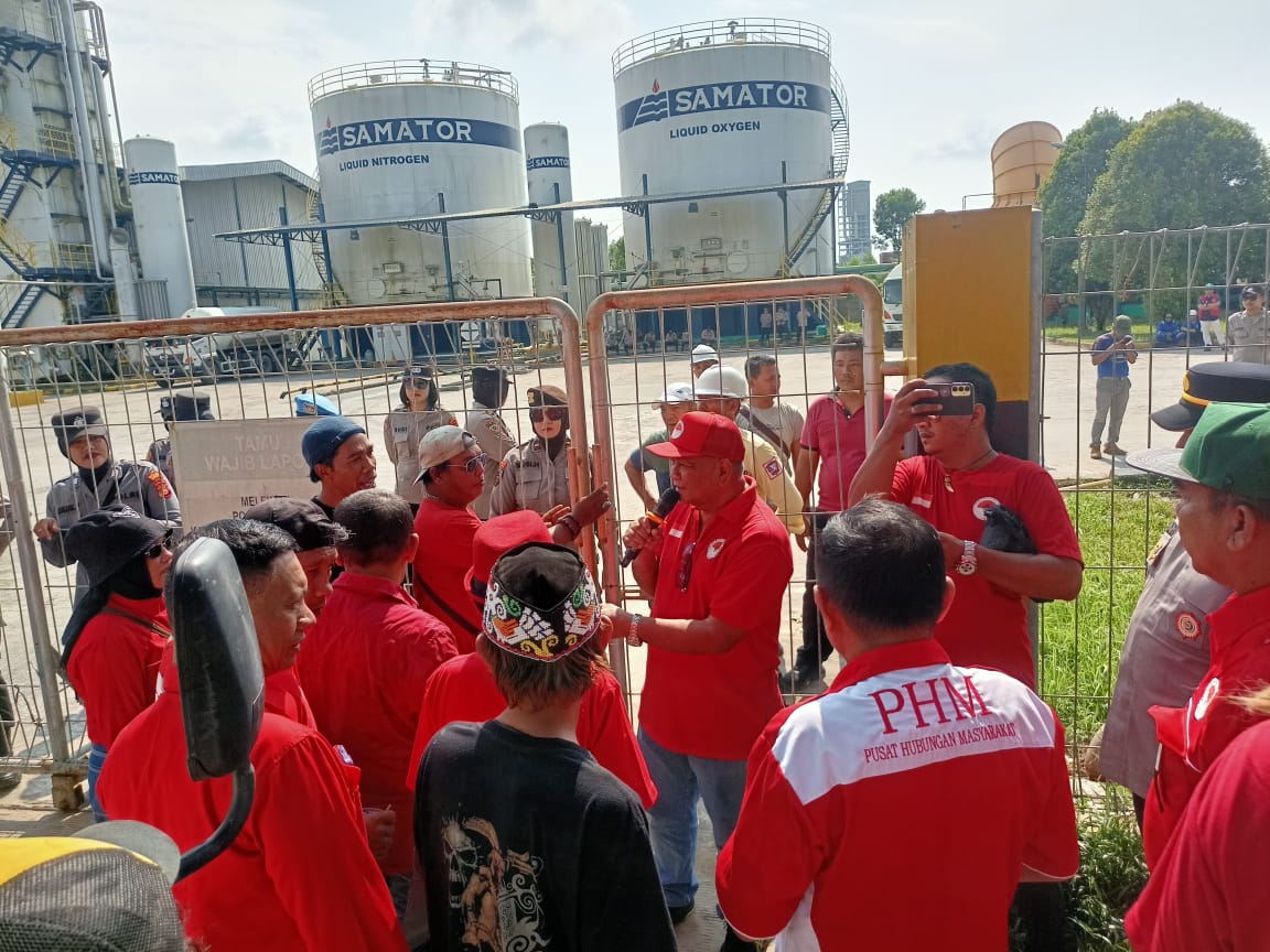 Pesangon Tak Dibayar, PHM Tutup Akses PT Semator Gas: Jangan Main-main