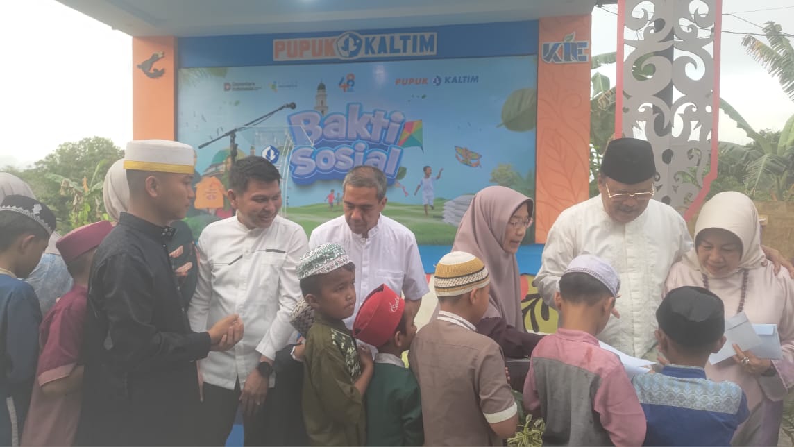 Sambut HUT ke-48, Pupuk Kaltim Salurkan Bantuan Sosial Rp410 Juta