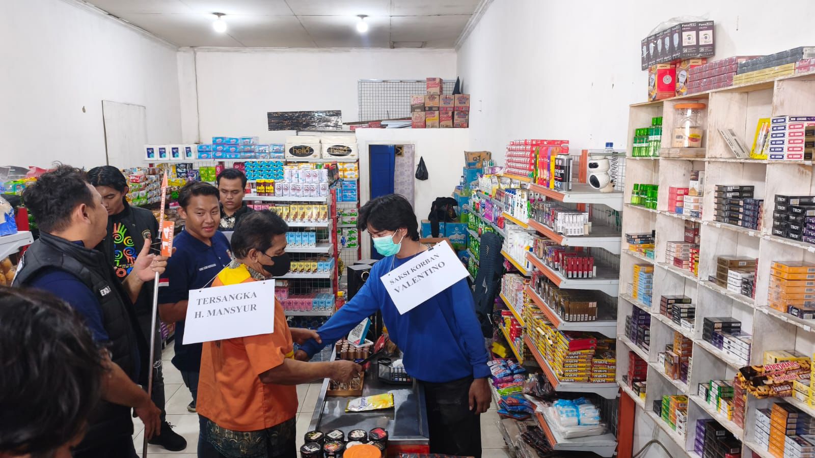 Rekonstruksi Pembunuhan di MT Haryono Balikpapan, Tersangka Tusuk Korban 8 Kali