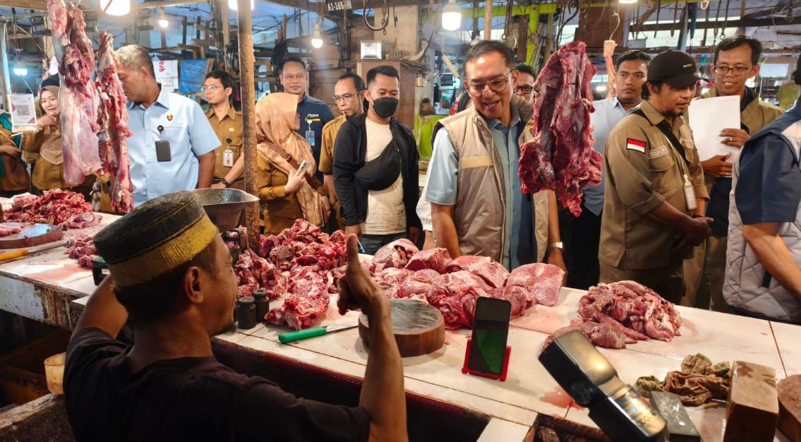 Sidak Pasar di Balikpapan, Polda Kaltim Ingatkan Jangan Ada Penimbun Bapokting