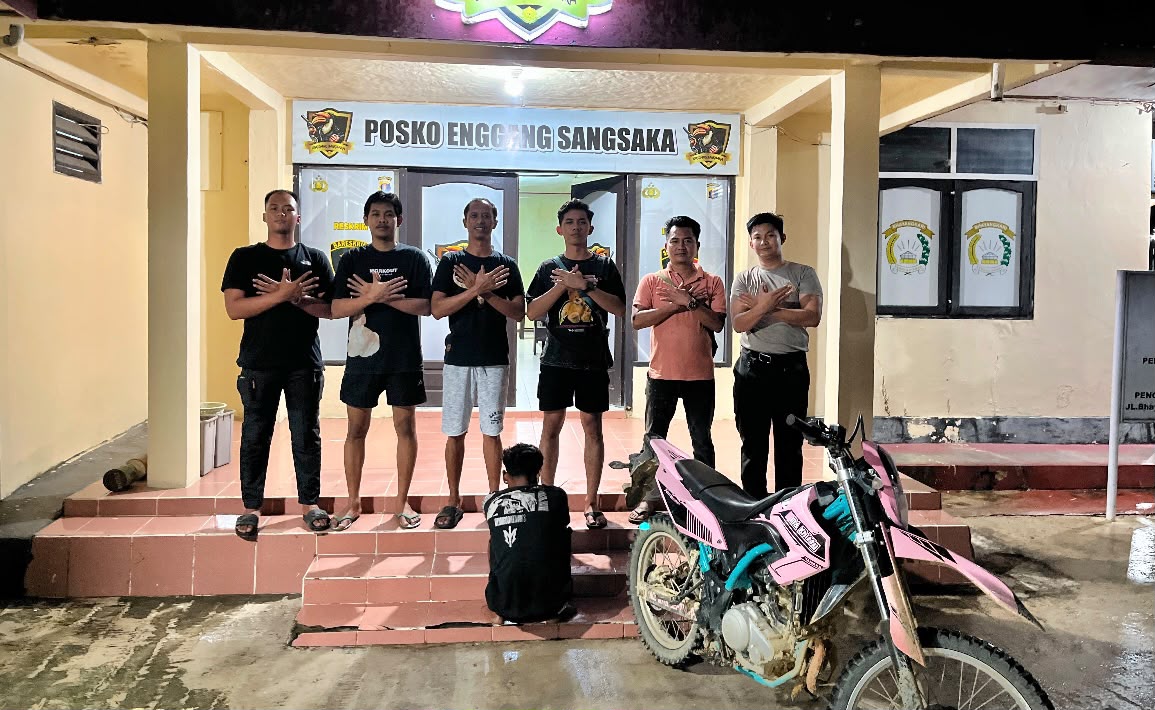 Polisi Tangkap Terduga Pencuri Motor di Kutim