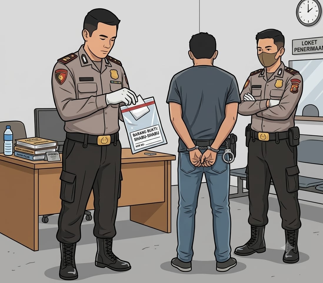 Polisi Tangkap Pengedar Narkoba di Waru PPU, Amankan 16 Bungkus Sabu-sabu