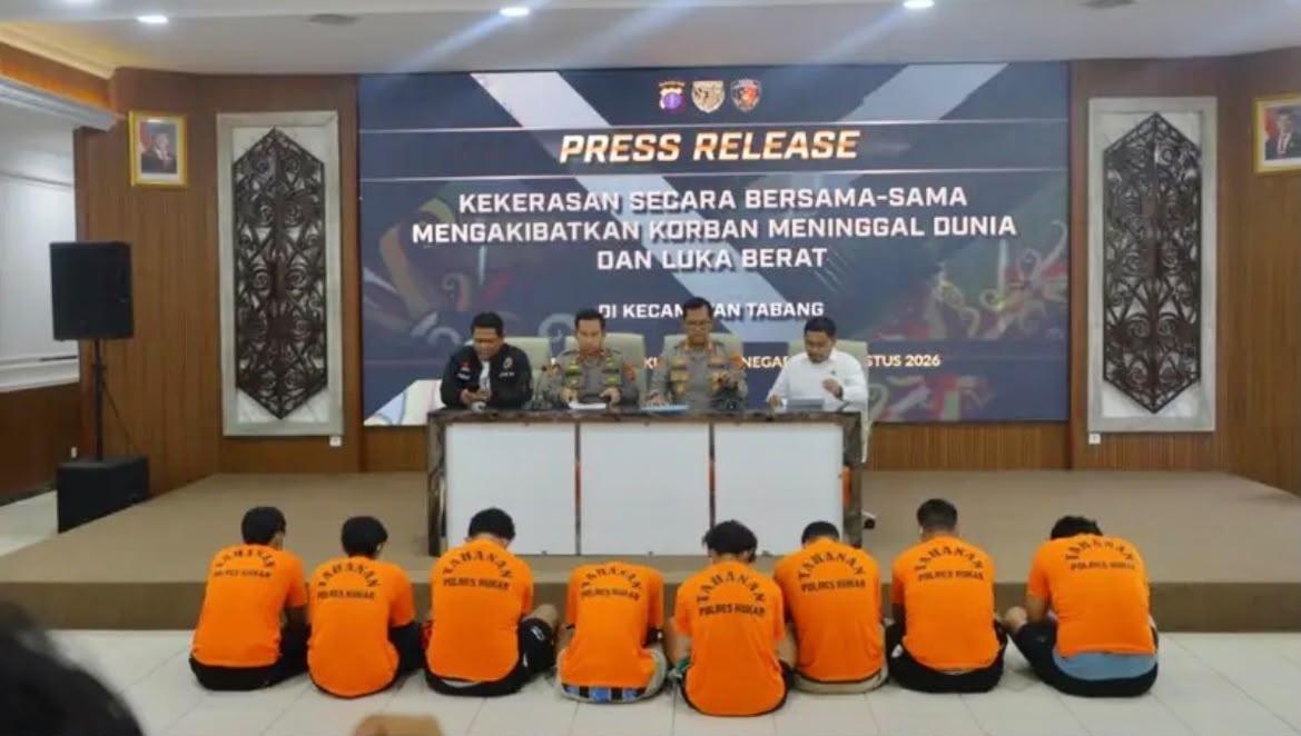1 Orang Tewas, Polisi Tangkap 9 Tersangka Pengeroyokan di Kukar