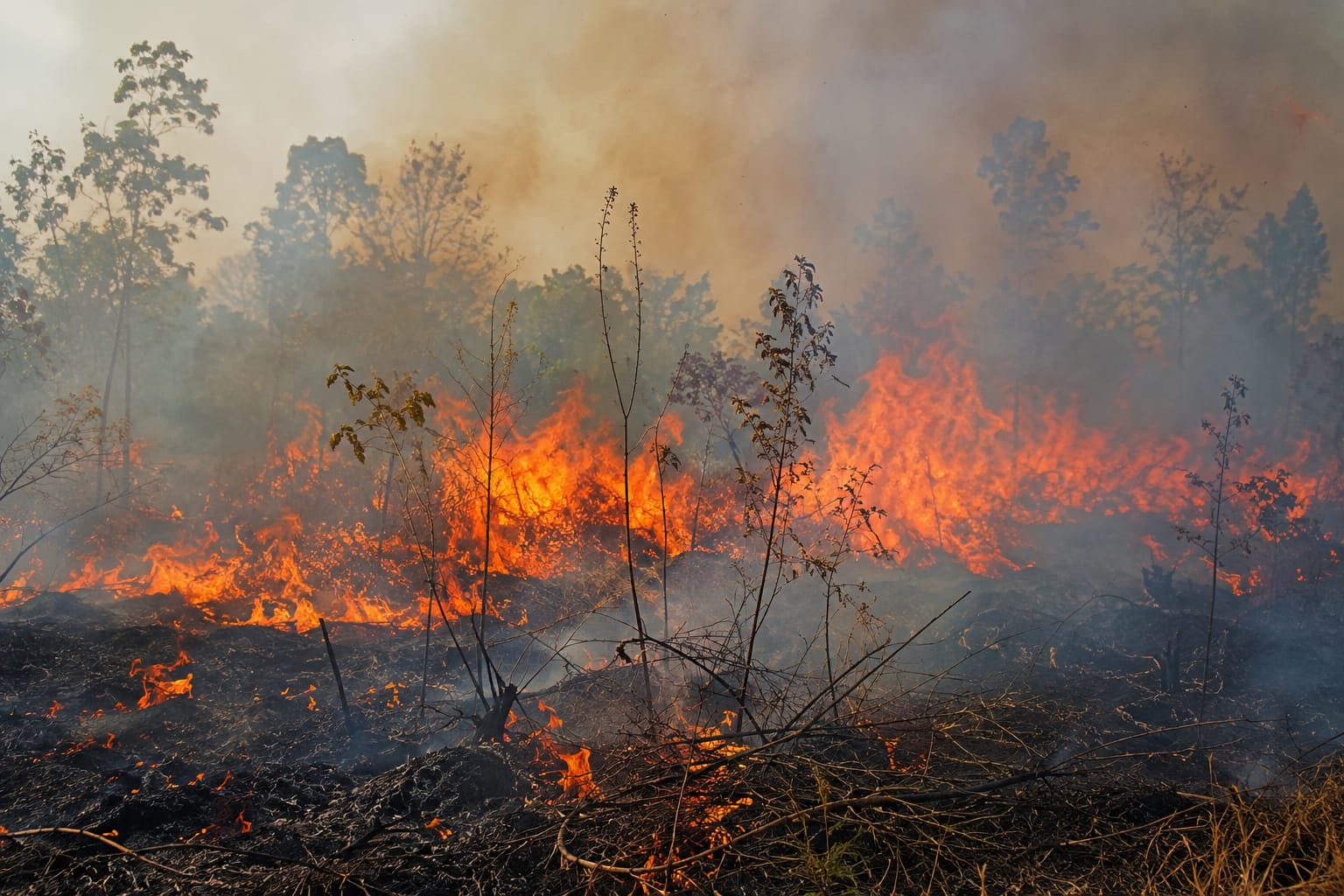 4 Hektar Lahan di Penajam Hangus Dilalap Api