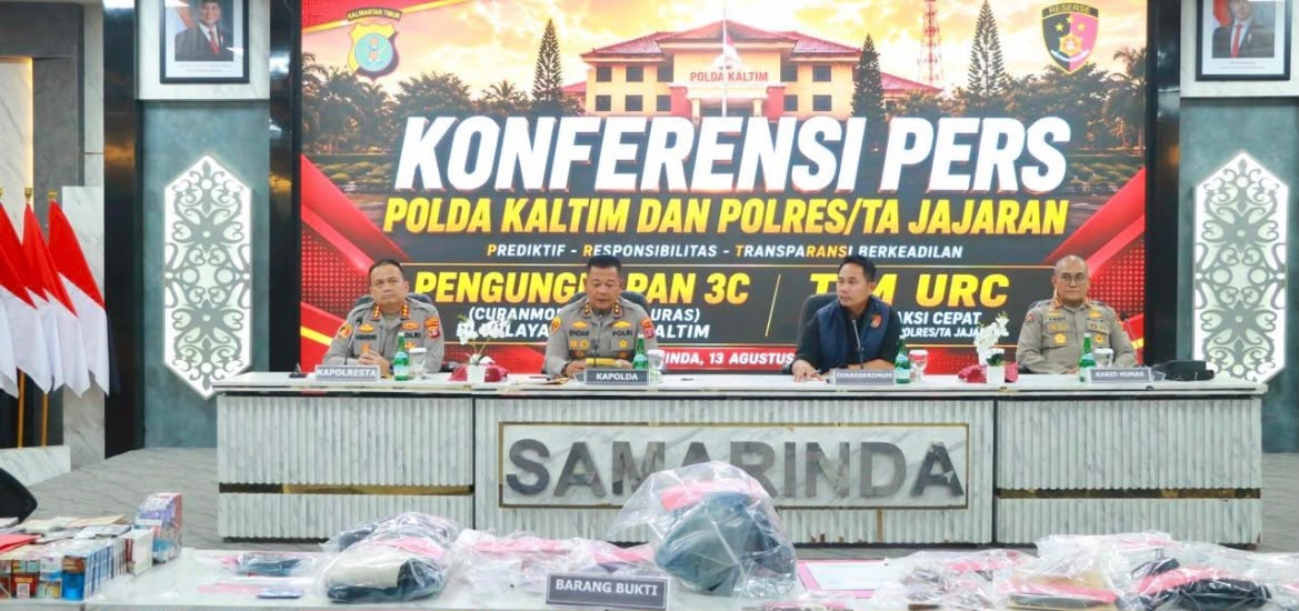 Polisi Tangkap 148 Orang Tersangka Pencuri di Kaltim