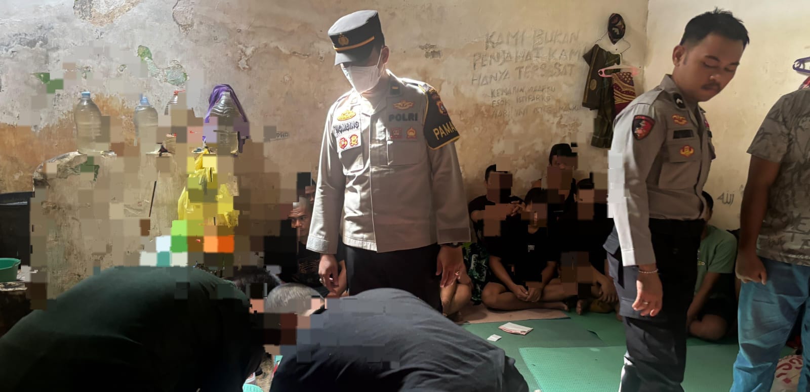 Perketat Pengawasan, Pamapta Polresta Mamuju Cek Tahanan dan Ruang Tahanan
