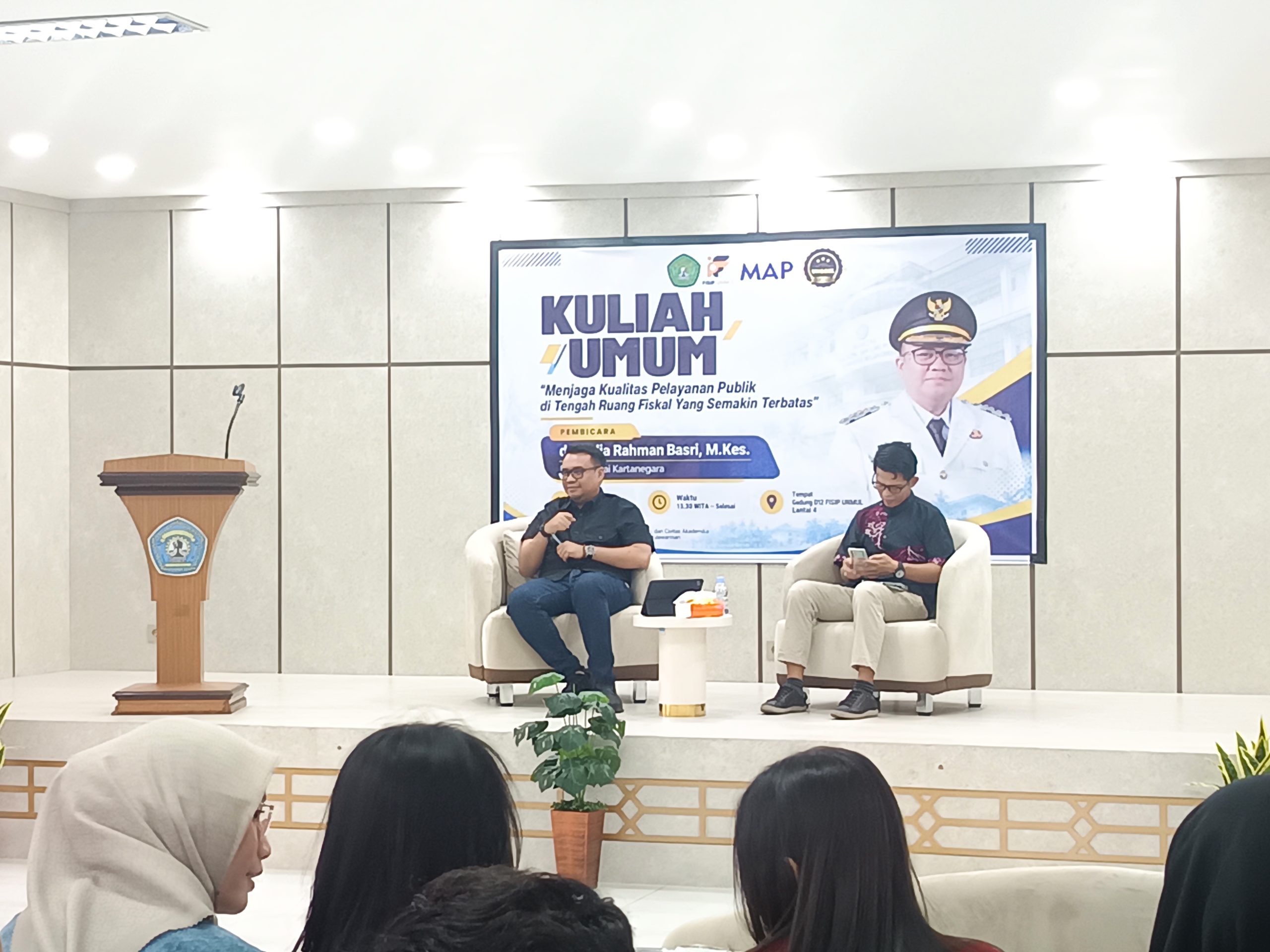 Kuliah Umum di MAP Unmul, Bupati Kukar Paparkan Strategi Hadapi Keterbatasan Fiskal