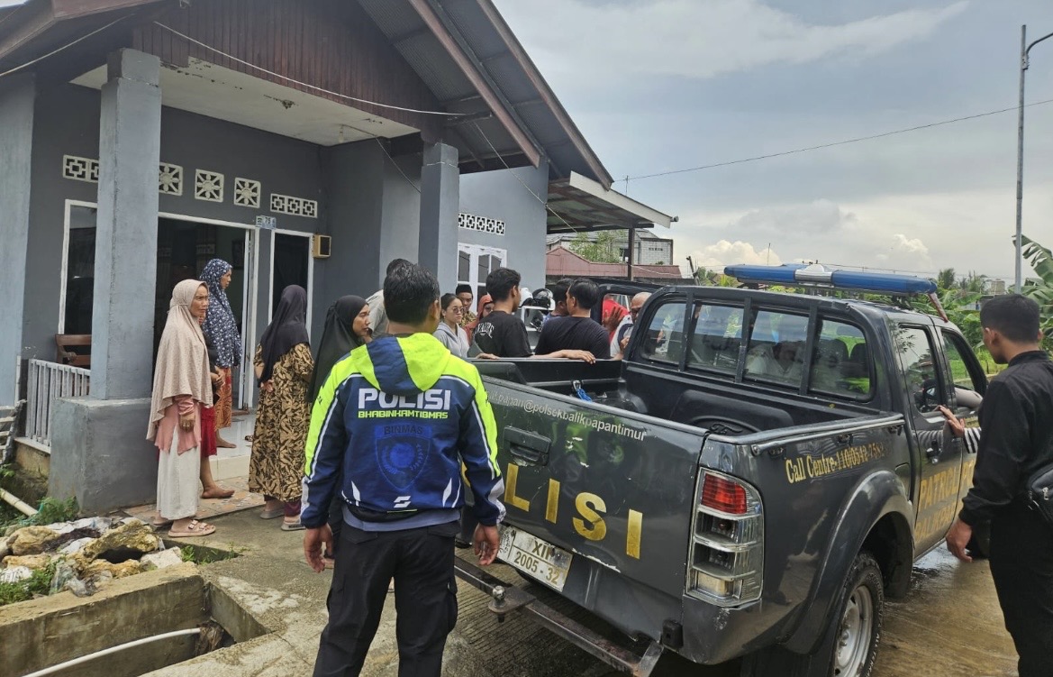 Balita Ditemukan Tenggelam di Parit Manggar Balikpapan Timur