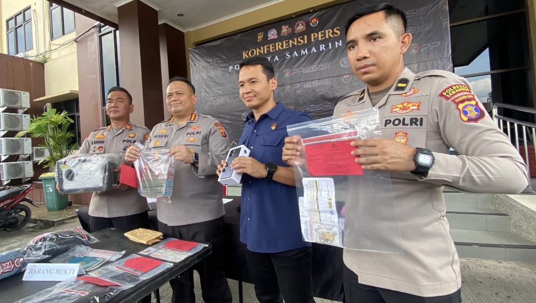 Gondol Uang dan Emas, Polisi Tangkap Residivis di Samarinda
