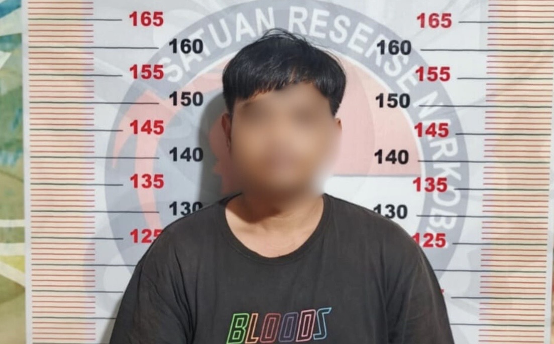 Bawa Sabu 19 Bungkus, Polisi Bontang Tangkap Pemuda di Tanjung Laut Indah