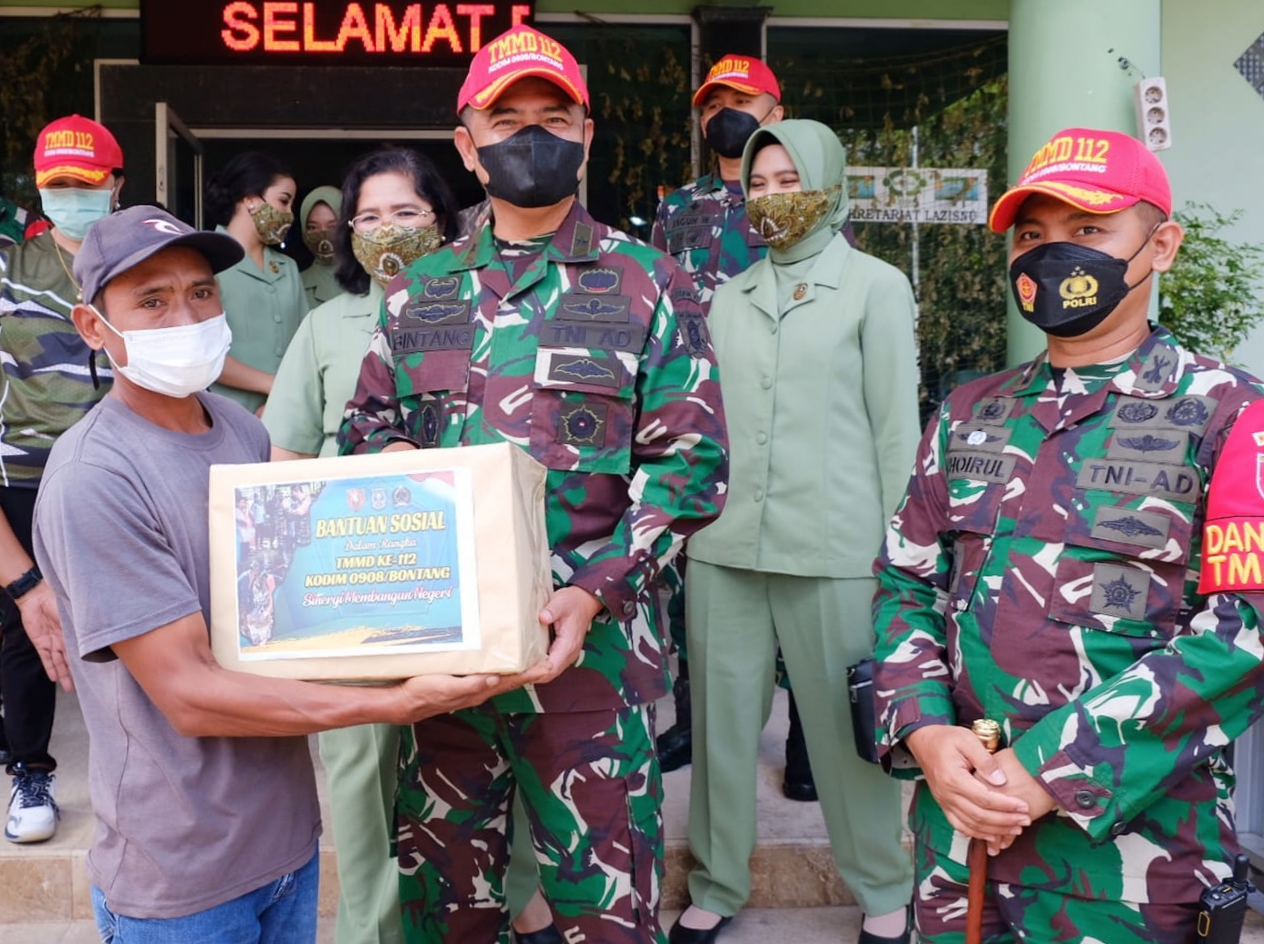 Kasdam VI/Mulawarma Tinjau Lokasi TMMD ke 112 Kodim 0908/Bontang