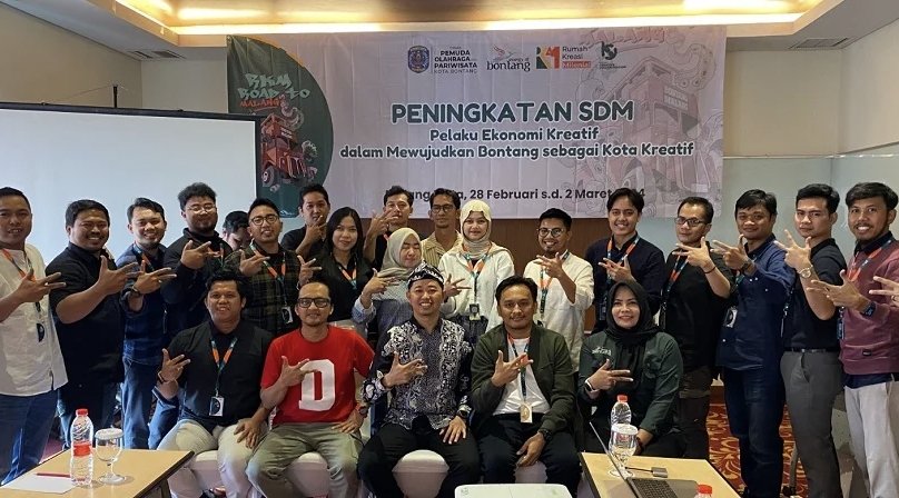 Dorong Kemajuan Ekonomi Kreatif, Dispopar Bawa Pemuda Bontang ke MCC