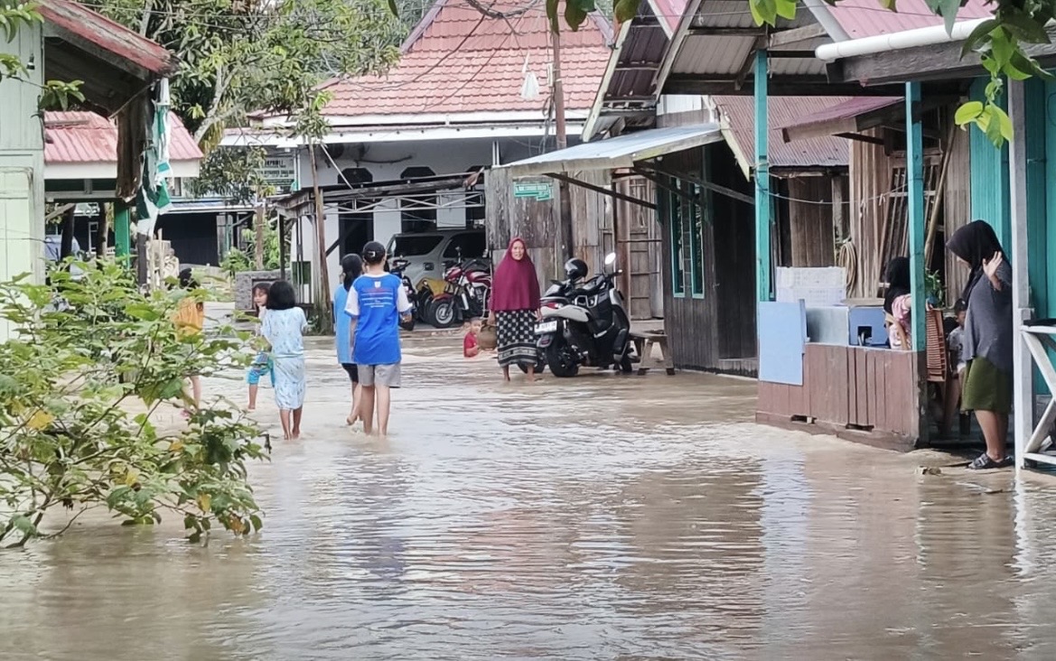 Air Kiriman Hulu Datang Lagi, Rumah Warga Sangatta Tergenang