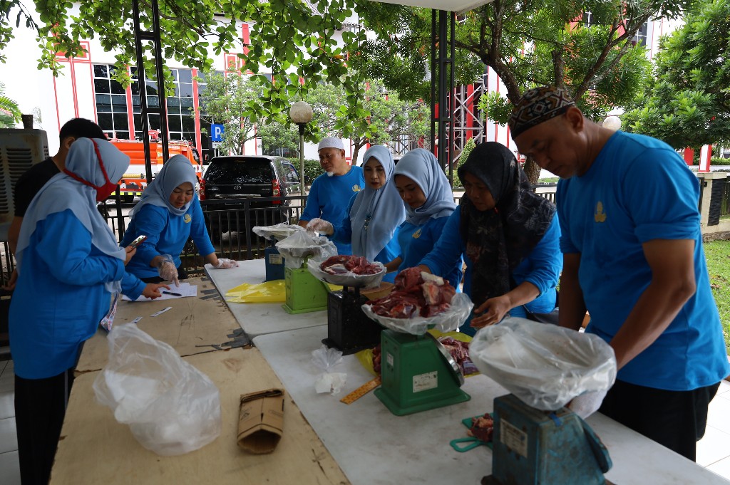 Pengurus Korpri Kukar Sembelih 3 Sapi