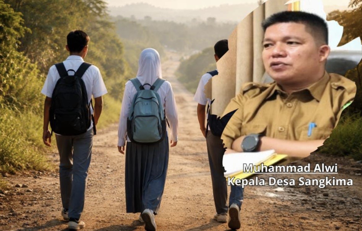 Puluhan Tahun Ring Road Mandek, Akses Pendidikan Warga Sangkima Kutim Masih Tertinggal