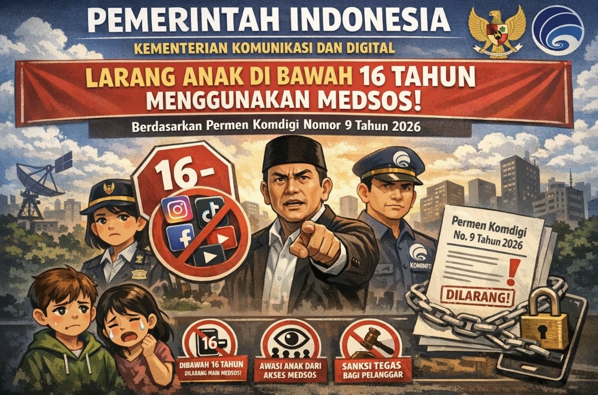 Resmi! Anak Usia 16 Tahun ke Bawah Dilarang Menggunakan Medsos